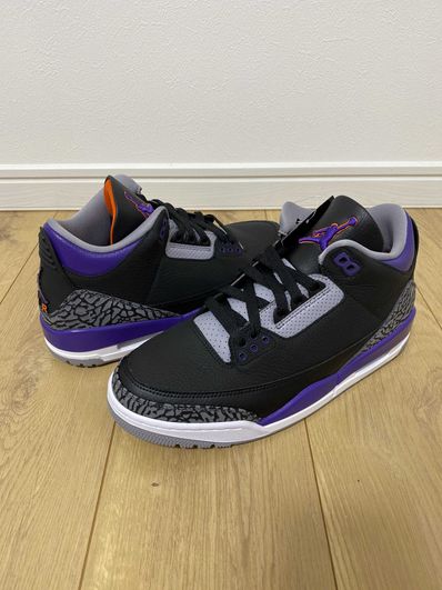 Nike Air Jordan 3 Retro "Black/Court Purple"