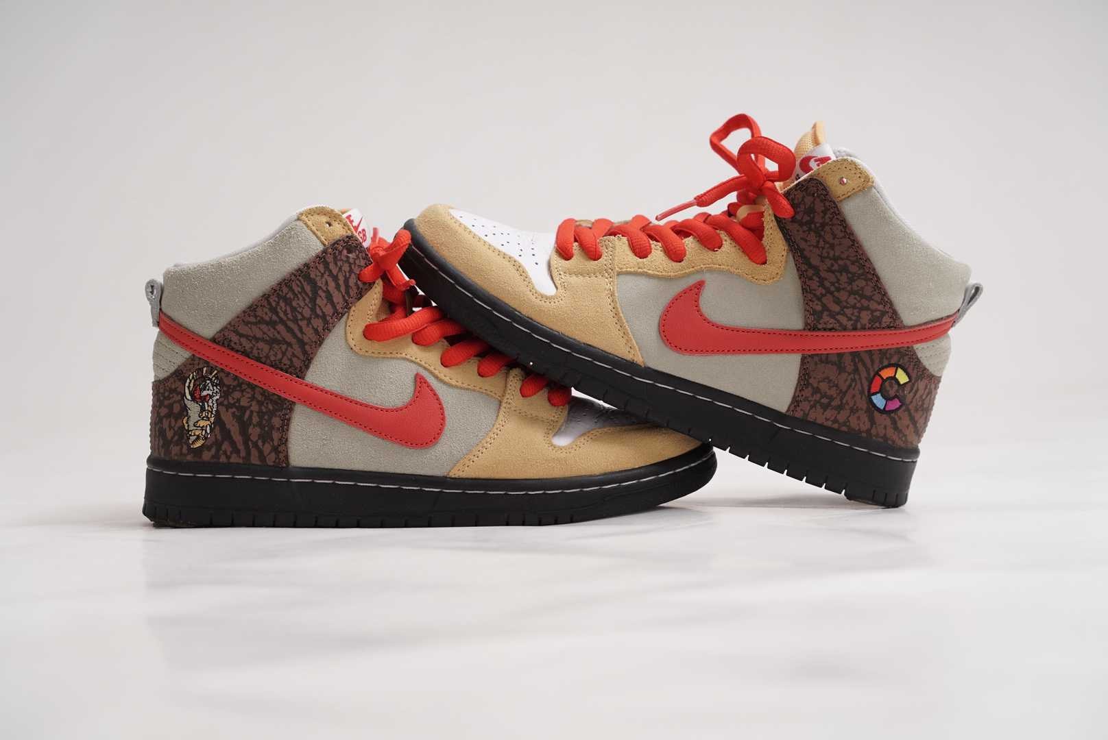 Color Skates x Nike SB Dunk High "Kebab And Destroy"