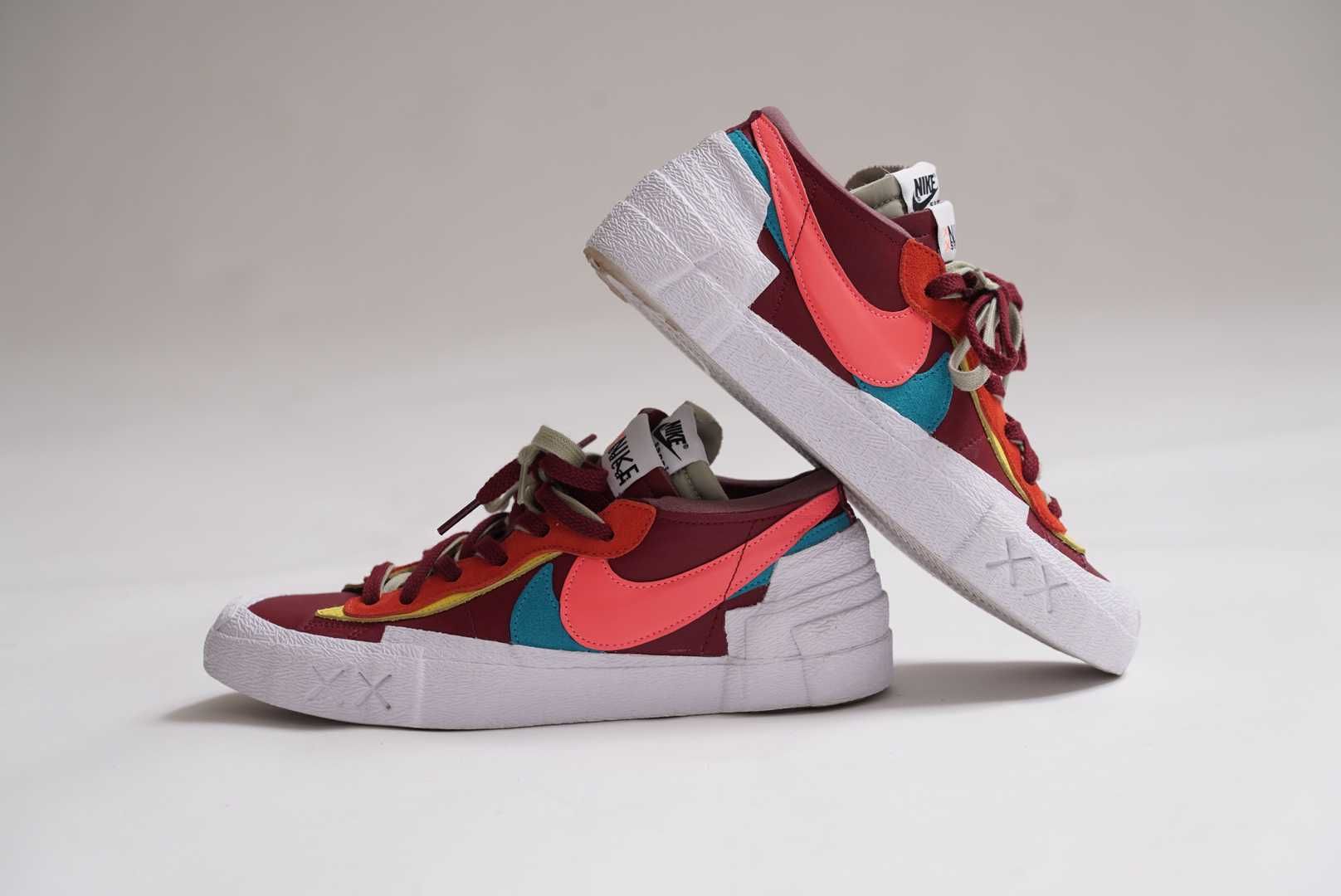 KAWS × sacai × Nike Blazer Low "Team Red"