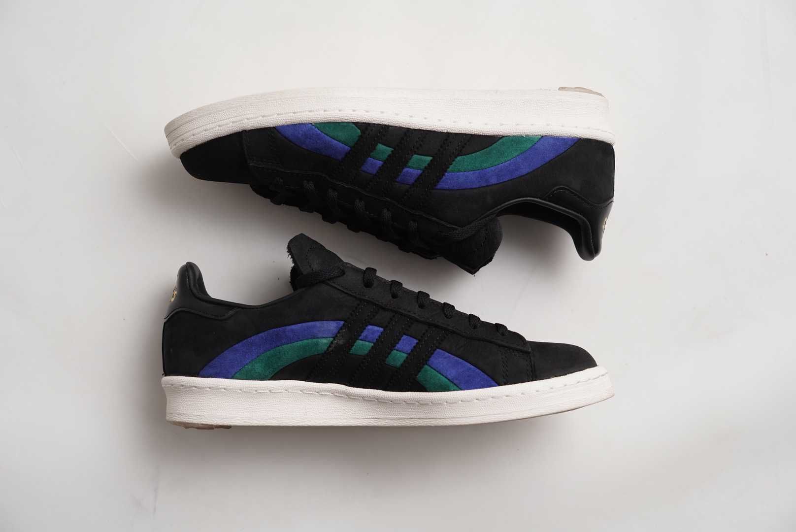 Book Works × adidas Campus 80 "Core Black/Bold Blue/Collegiate"