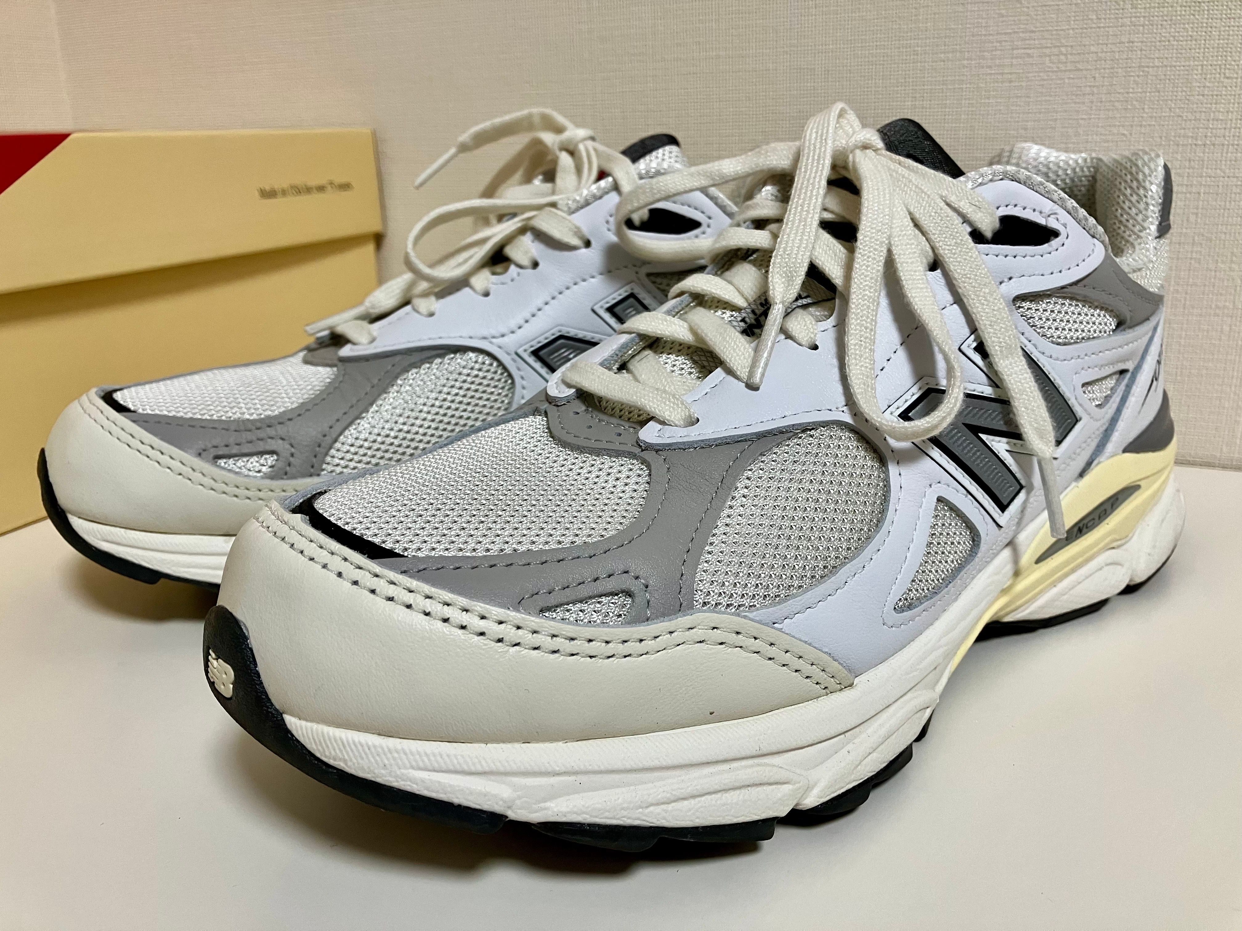 New Balance 990V3 "Sea Salt/Rain Cloud"