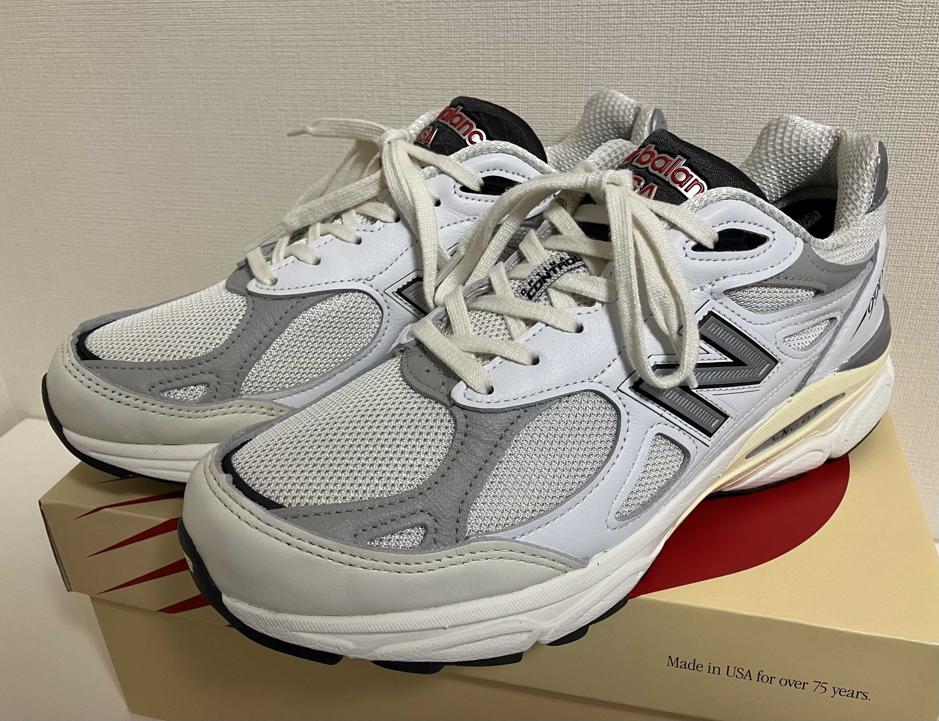 New Balance 990V3 "Sea Salt/Rain Cloud"