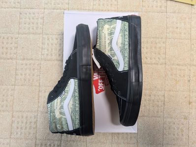 Supreme × Vans Dollar Skate Grosso Mid "Black"