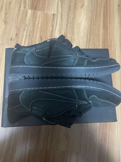 Travis Scott × Nike Air Jordan 1 Low OG SP "Black Phantom"