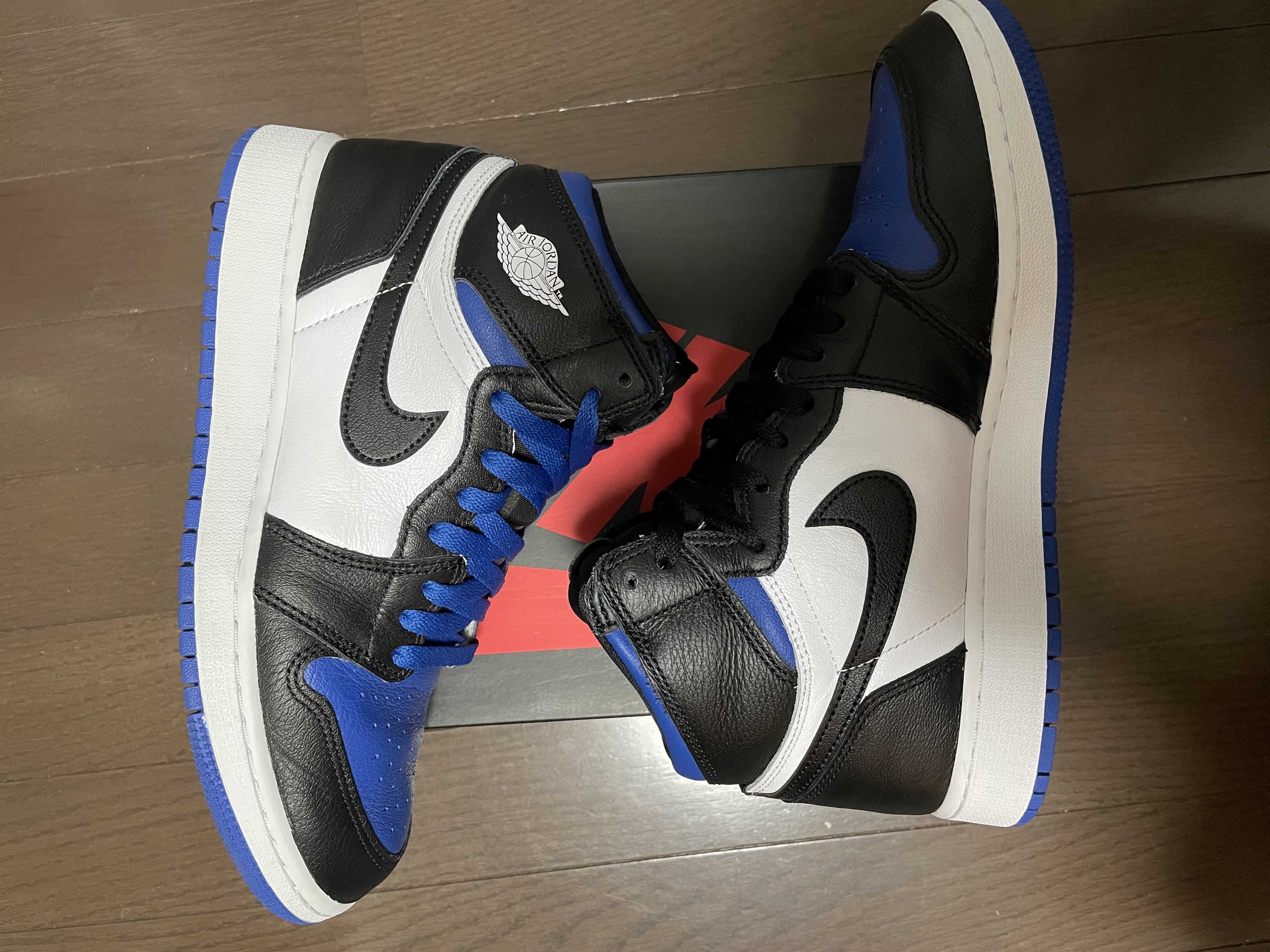 Nike GS Air Jordan 1 High "Royal Toe" (2020)