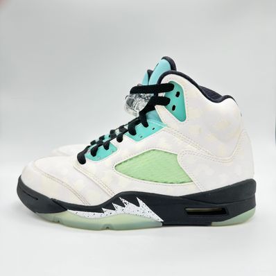 Nike Air Jordan 5 "White/Black/Island Green"