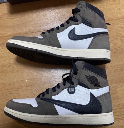 Travis Scott × Nike Air Jordan 1 Retro High OG TS SP "Sail/Dark Mocha"