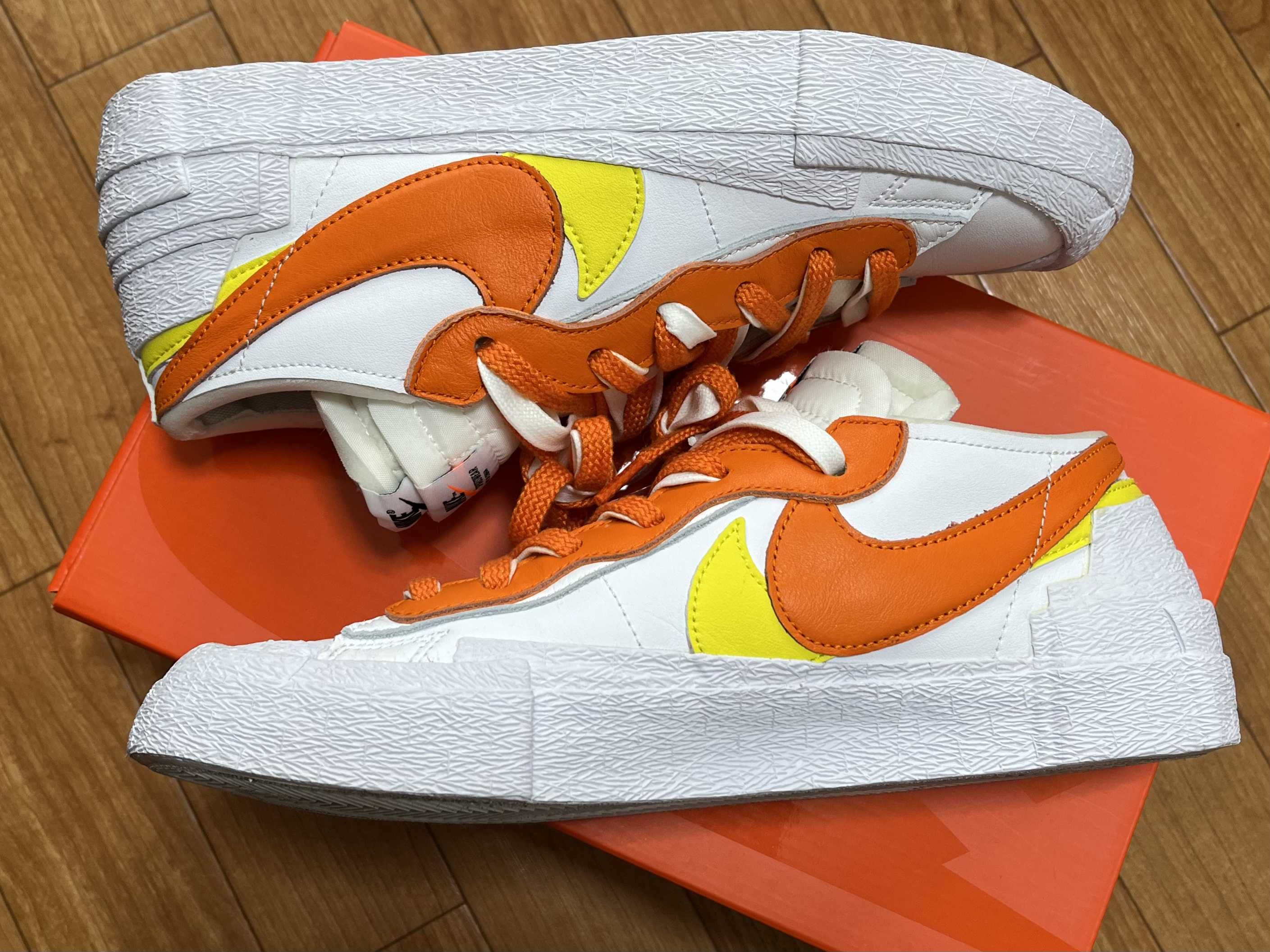 SACAI × NIKE BLAZER LOW "MAGMA ORANGE"