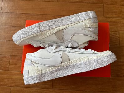sacai × Nike Blazer Low "White Patent Leather"