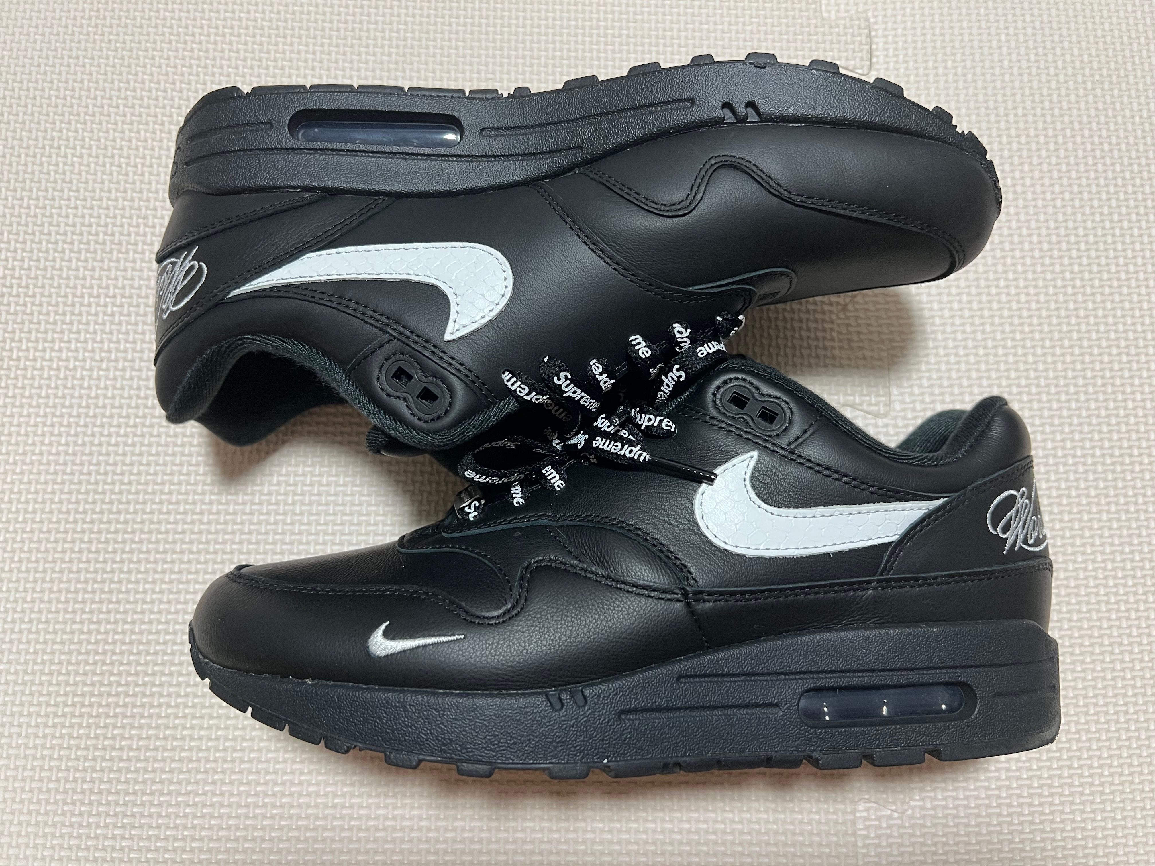 Supreme × Nike Air Max 1 '87 SP "Black" (25SS Week4)