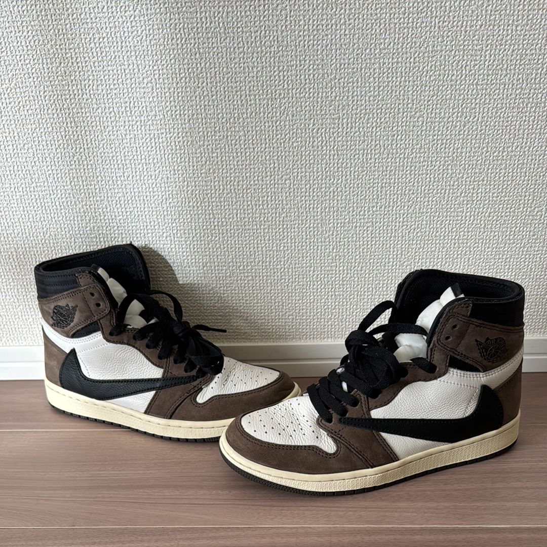 Travis Scott × Nike Air Jordan 1 Retro High OG TS SP "Sail/Dark Mocha"