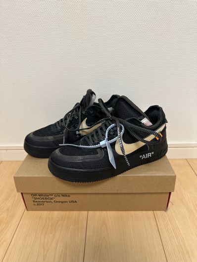 Off-White × Nike Air Force 1 Low "Black"