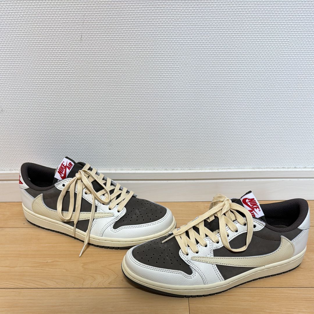 Travis Scott × Nike Air Jordan 1 Low OG SP "Reverse Mocha/Sail and Ridgerock"