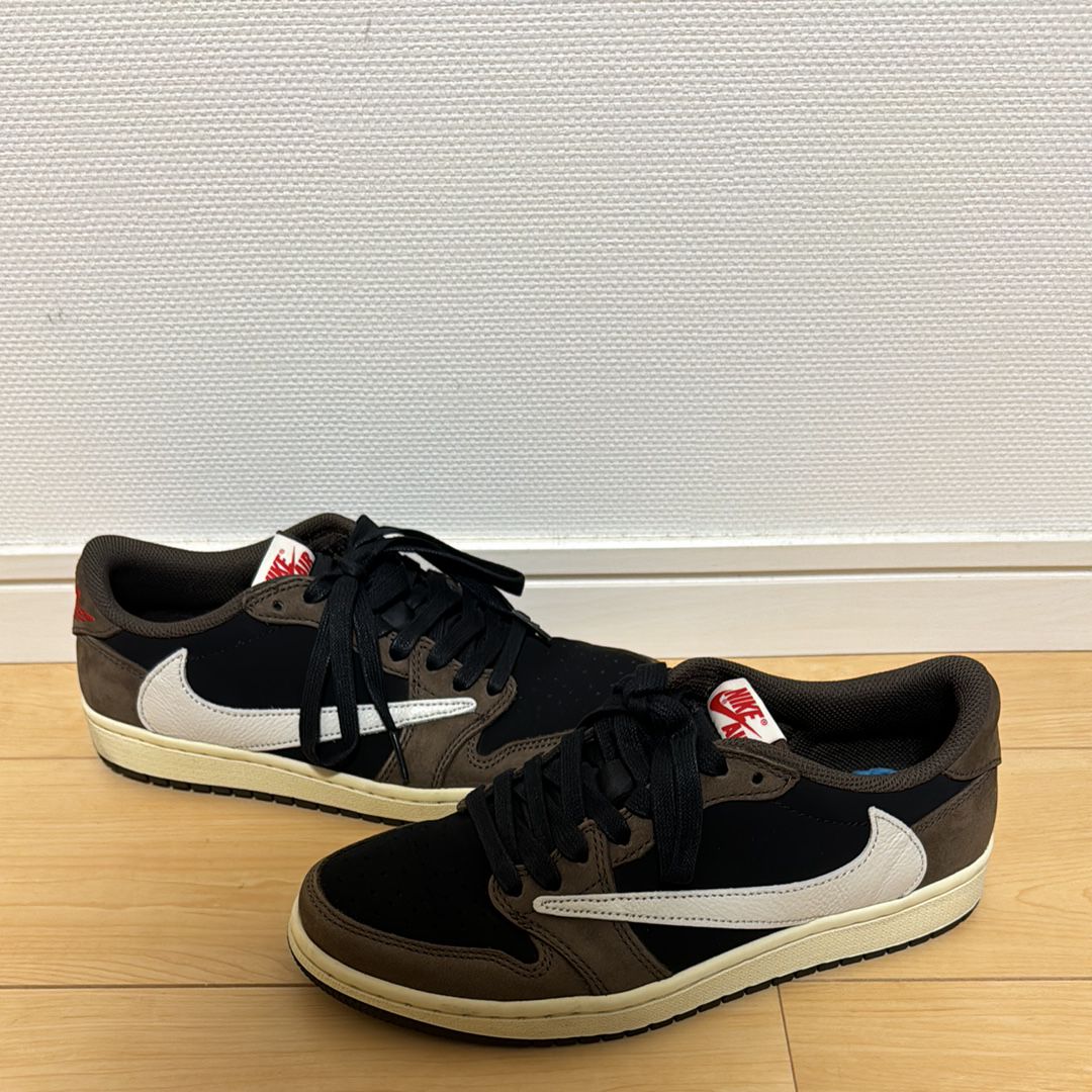 Travis Scott × Nike Air Jordan 1 Low OG SP-T "Black/Dark Mocha"