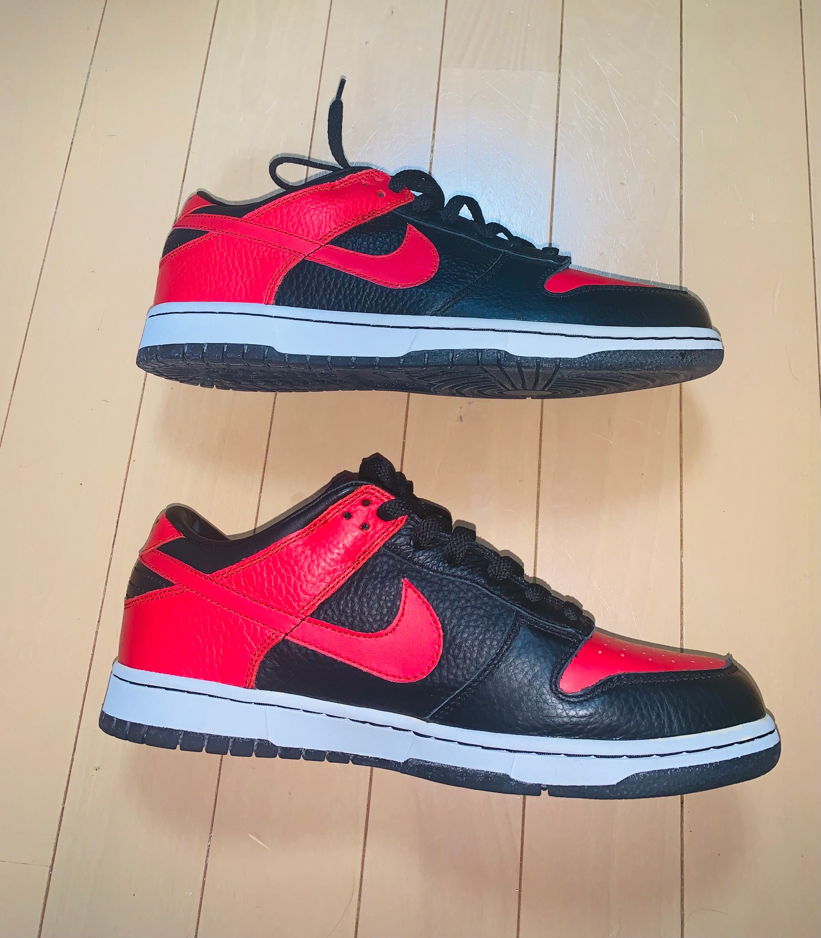 Nike Dunk Low "Black/Sports Red"