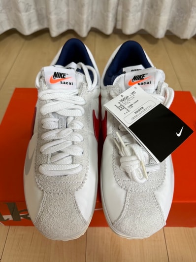 sacai × Nike Zoom Cortez "White and University Red"