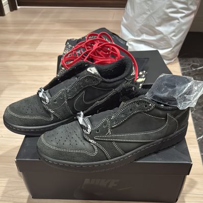 Travis Scott × Nike Air Jordan 1 Low OG SP "Black Phantom"