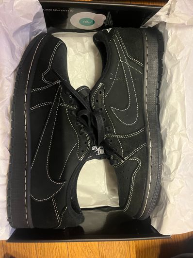 Travis Scott × Nike Air Jordan 1 Low OG SP "Black Phantom"