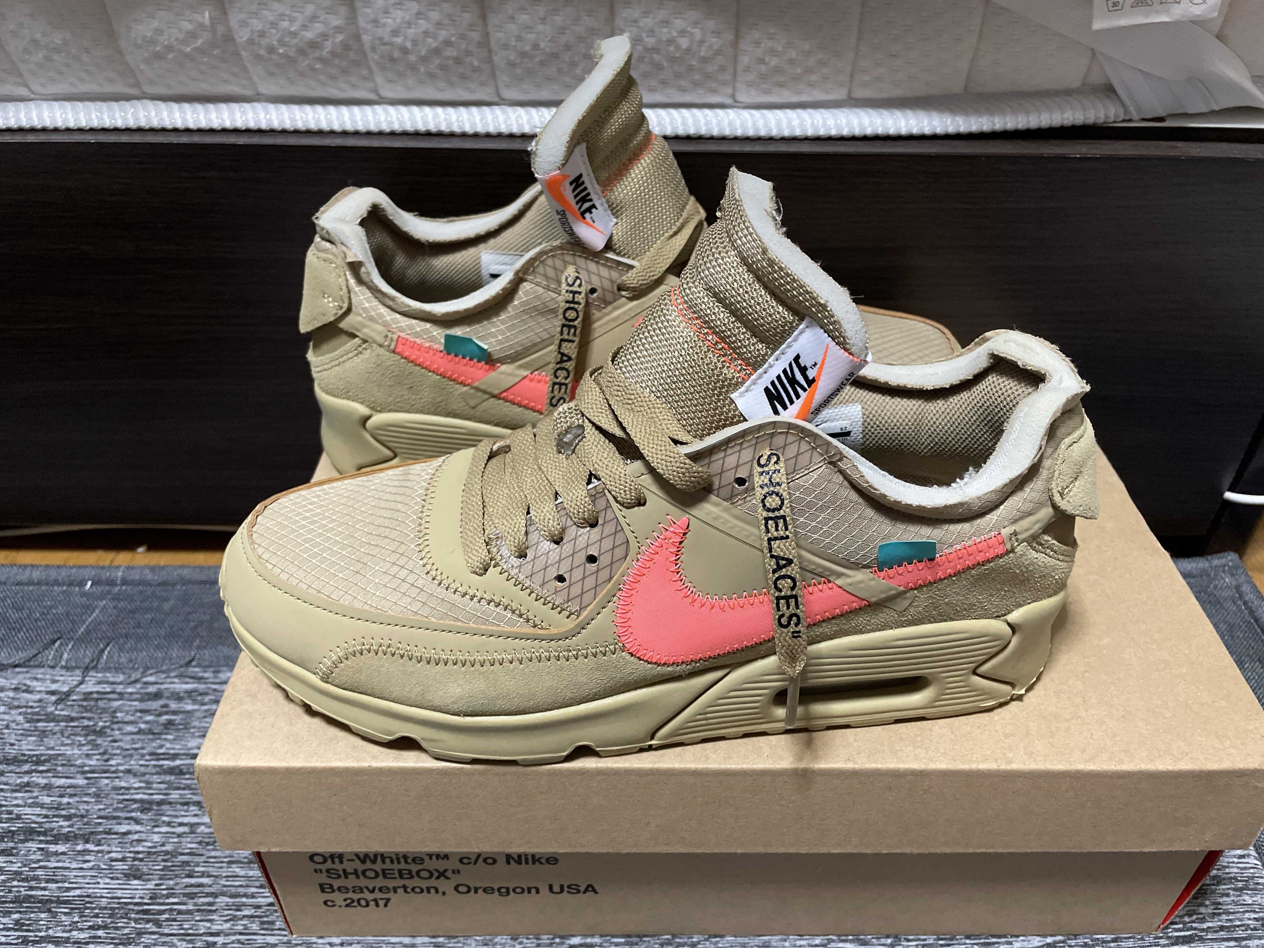 Off-White × Nike Air Max 90 "Desert Ore"