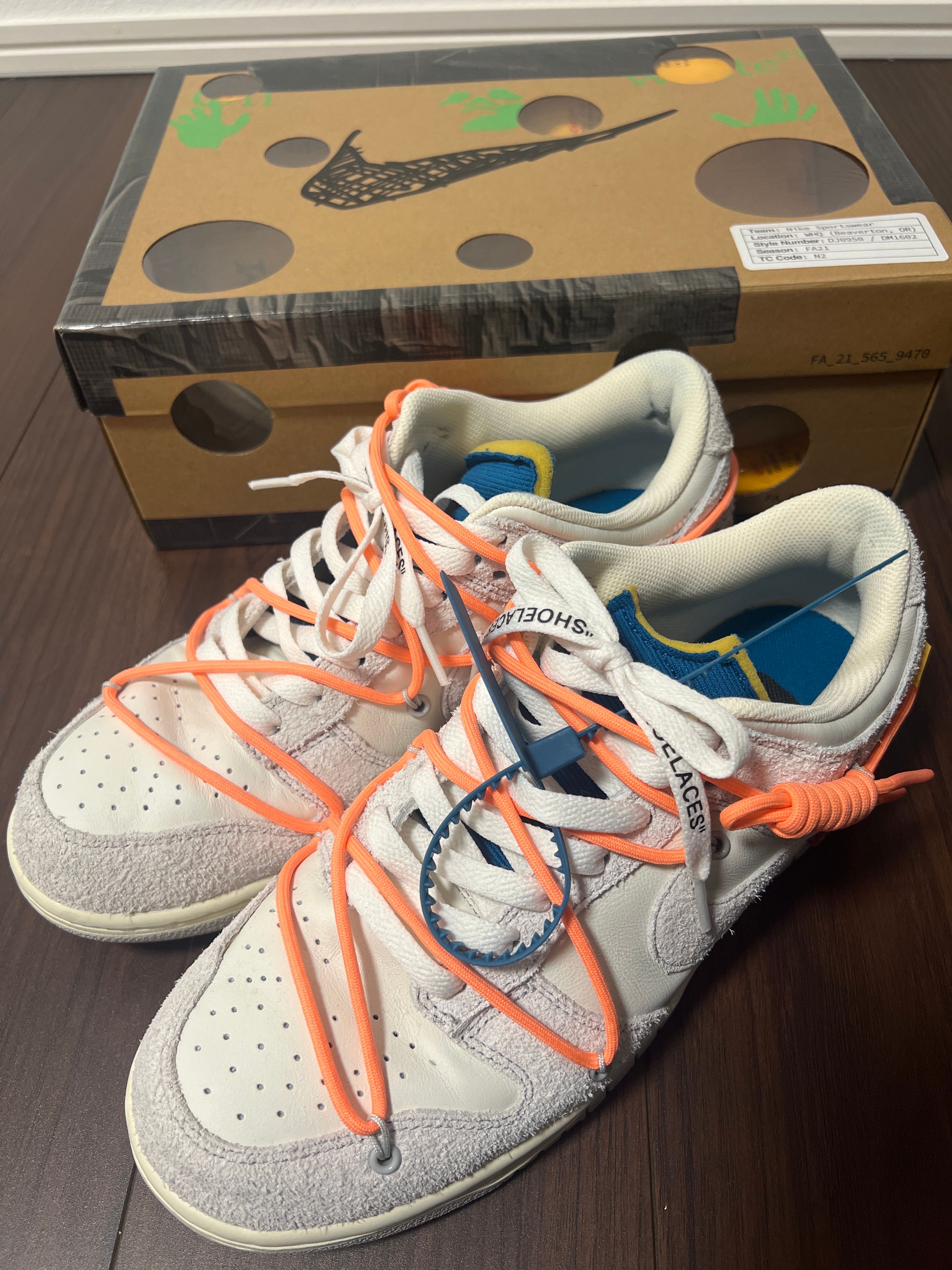 Off-White × Nike Dunk Low 1 of 50 "Lot.19"