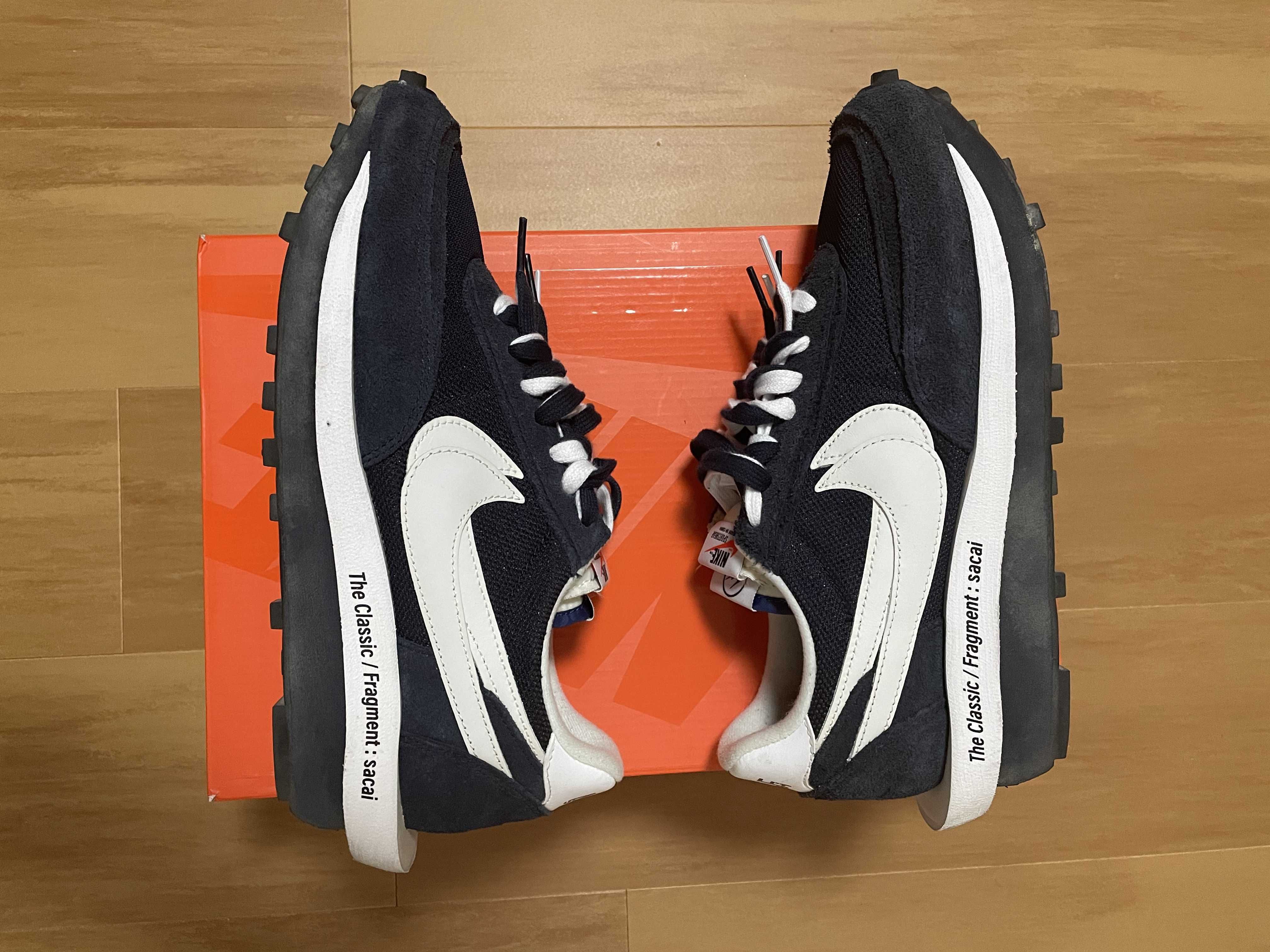 Fragment × sacai × Nike LD Waffle "Blackended Blue"