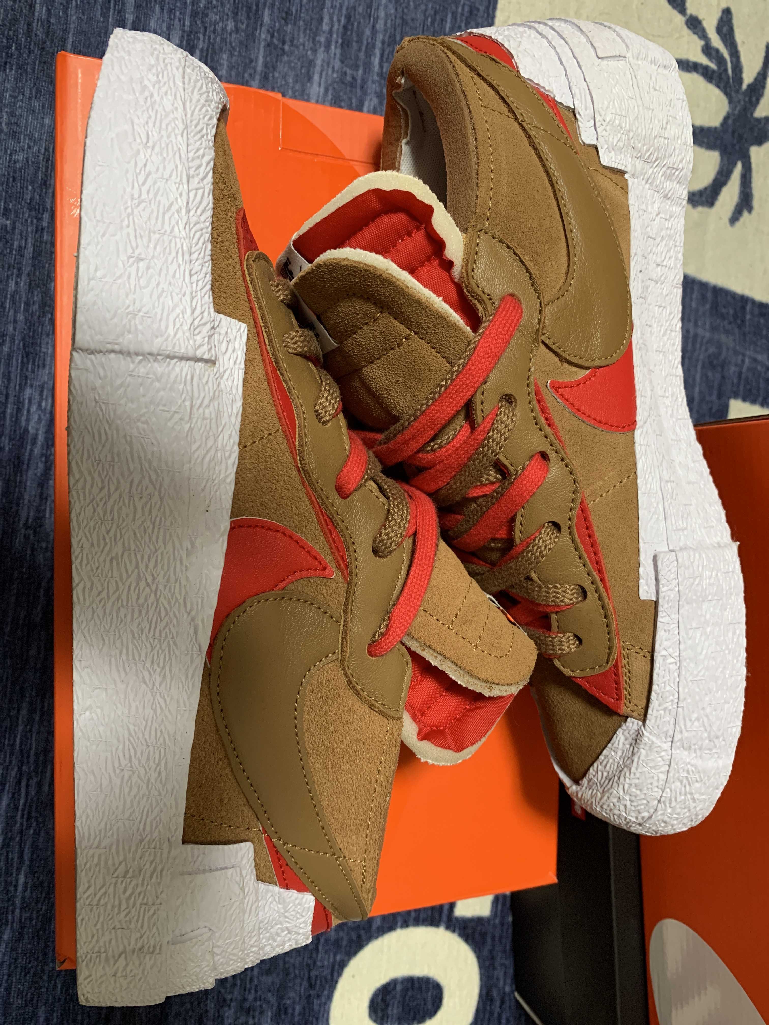 SACAI × NIKE BLAZER LOW "BRITISH TAN"