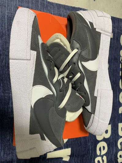 Sacai × Nike Blazer Low "Iron Grey"