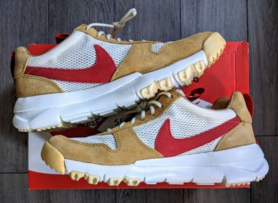 Tom Sachs × Nike Mars Yard 2.0 "Natural/Sport Red-Maple"
