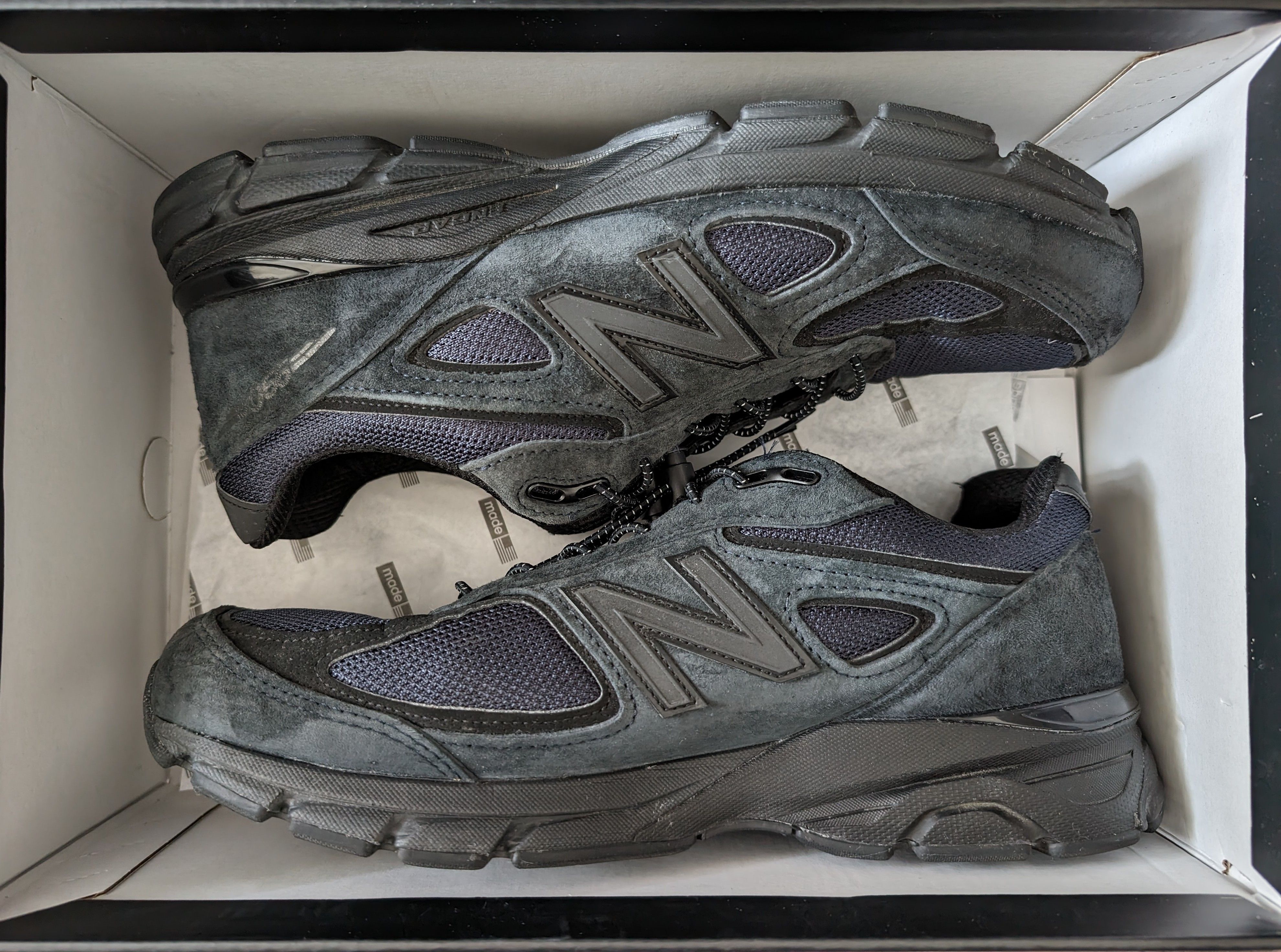 JJJJound × New Balance 990V4 "Navy"