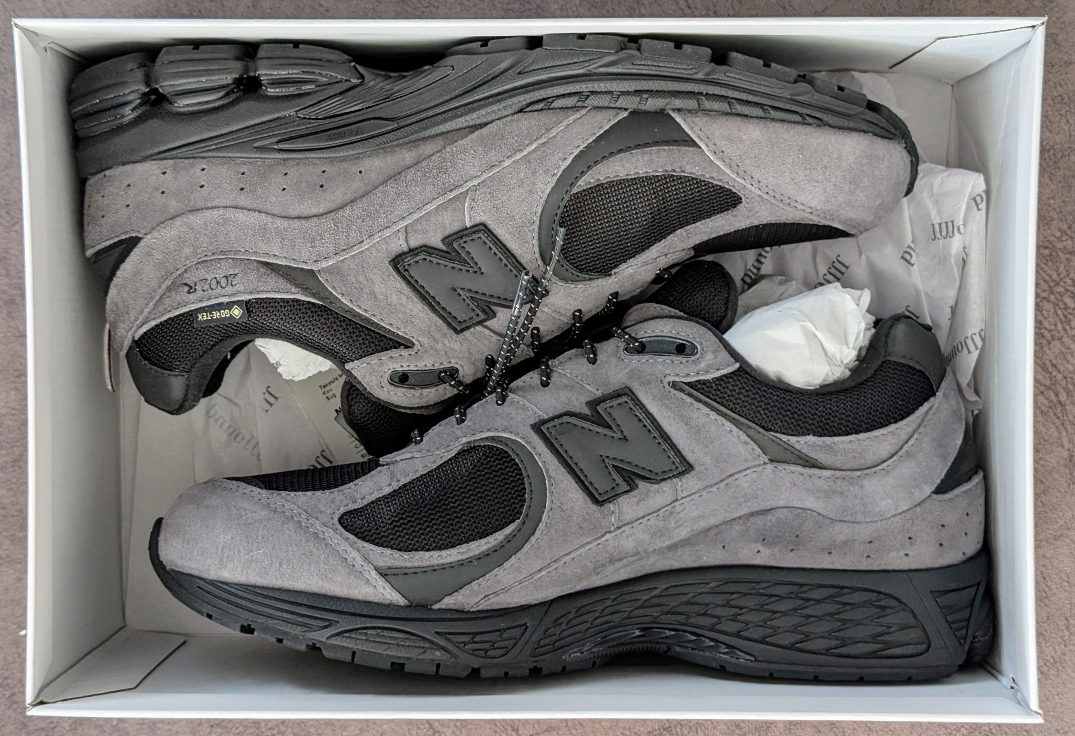 JJJJound × New Balance 2002R GORE-TEX "Charcoal" M2002RXZ