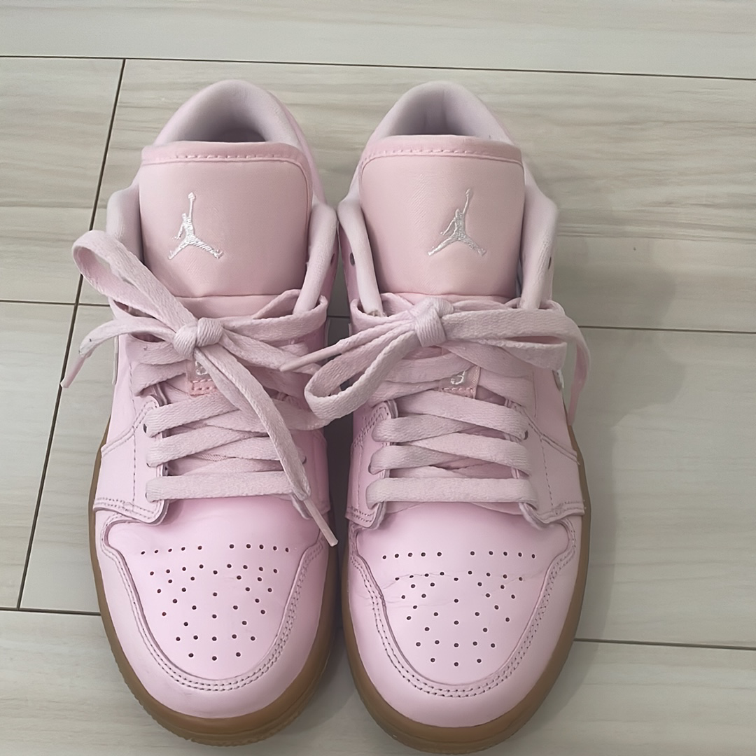 NIKE Women's AIR JORDAN 1 LOW "ARCTIC PINK/GUM LIGHT BROWN"