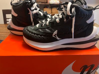 Jean-Paul Gaultier × sacai × Nike Vapor Waffle "Black/Black-White"