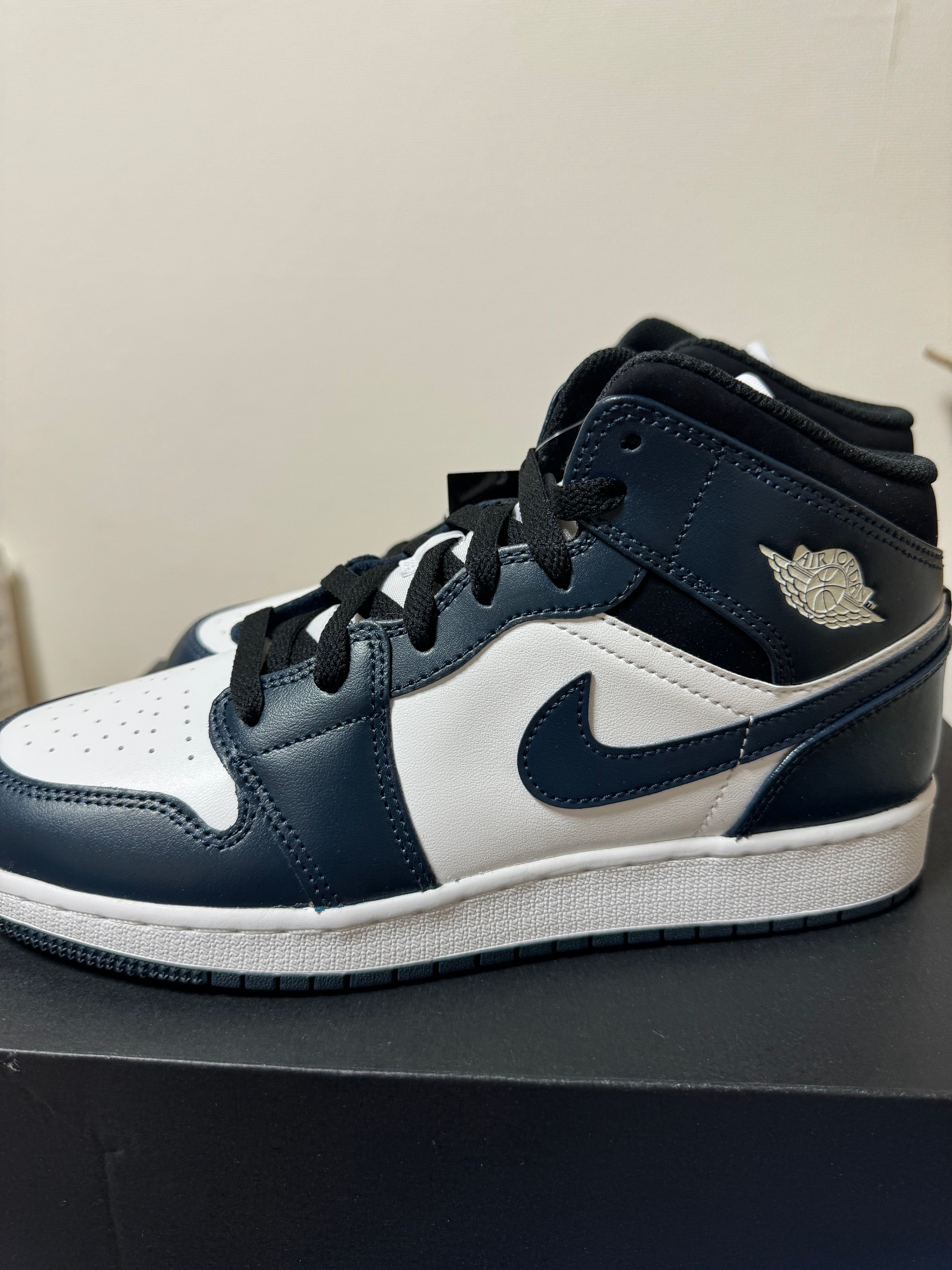 Nike GS Air Jordan 1 Mid "Dark Teal/Armory Navy"