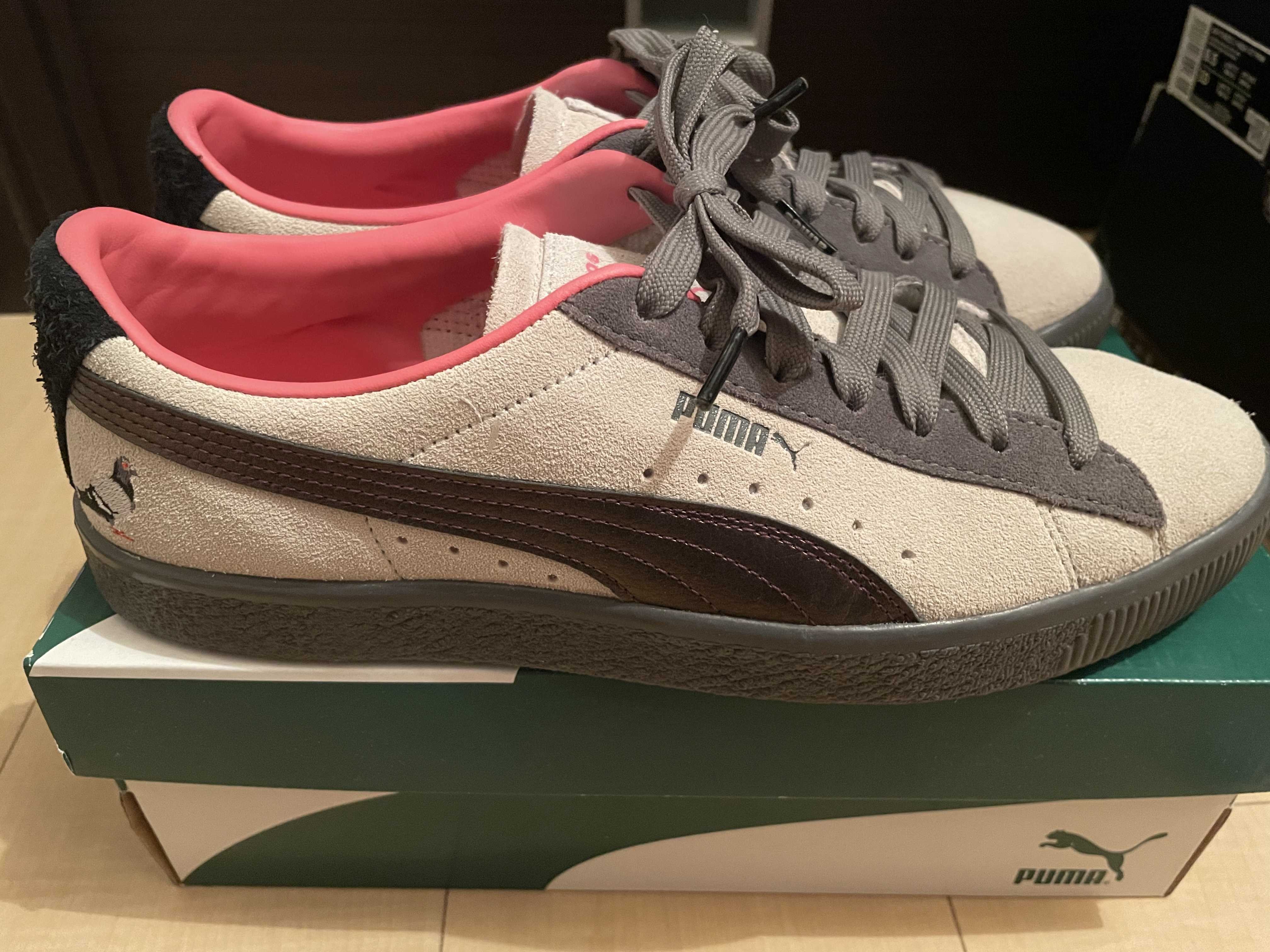 Staple × Atmos × Puma Suede "Natural Grey" 