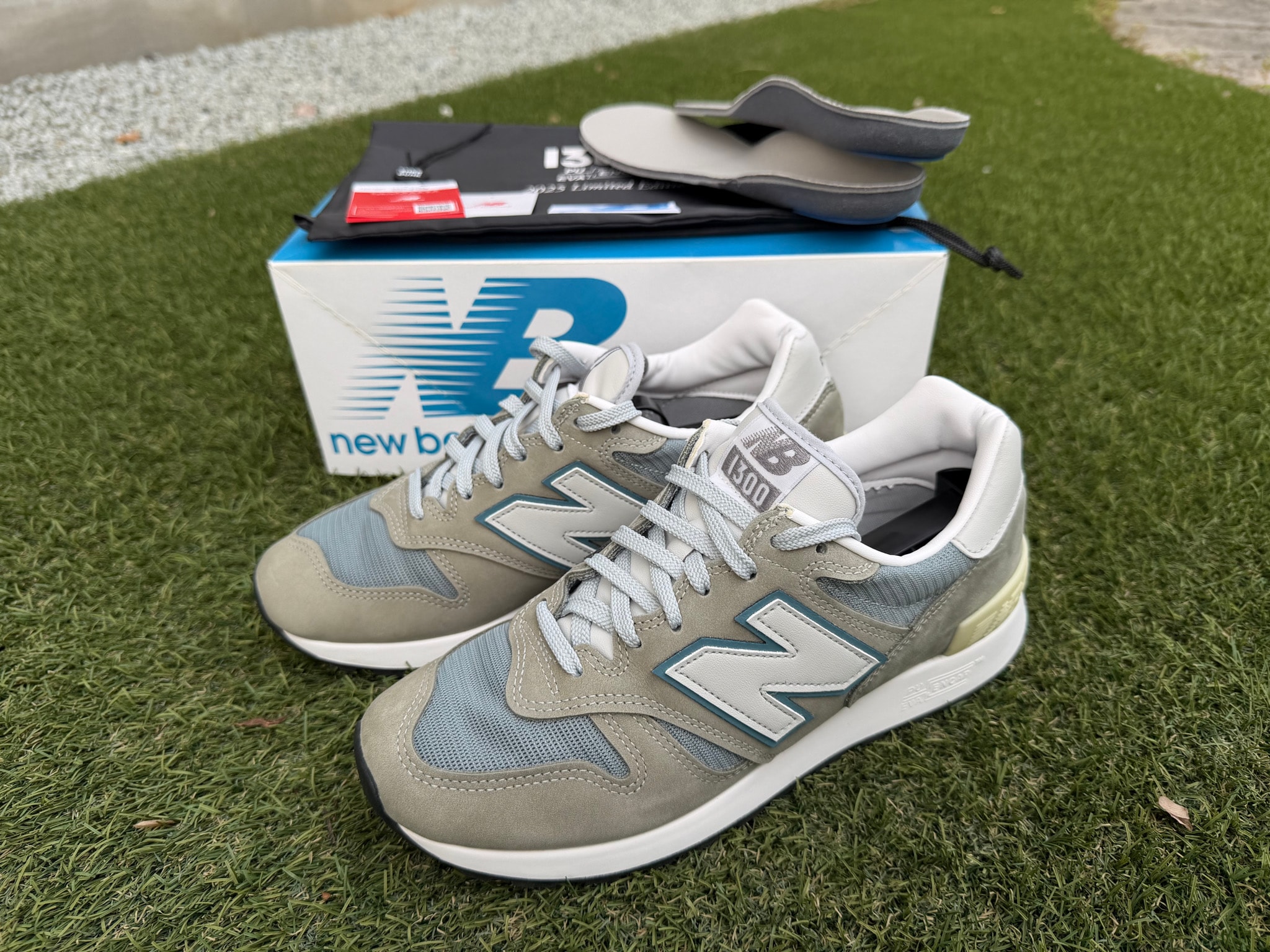 New Balance 1300JP Made in USA "Mirage Gray/Monument/Silver Birch" (2025)