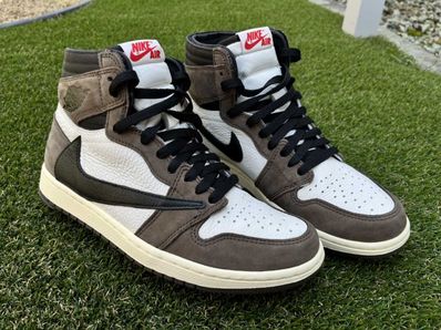 Travis Scott × Nike Air Jordan 1 Retro High OG TS SP "Sail/Dark Mocha"