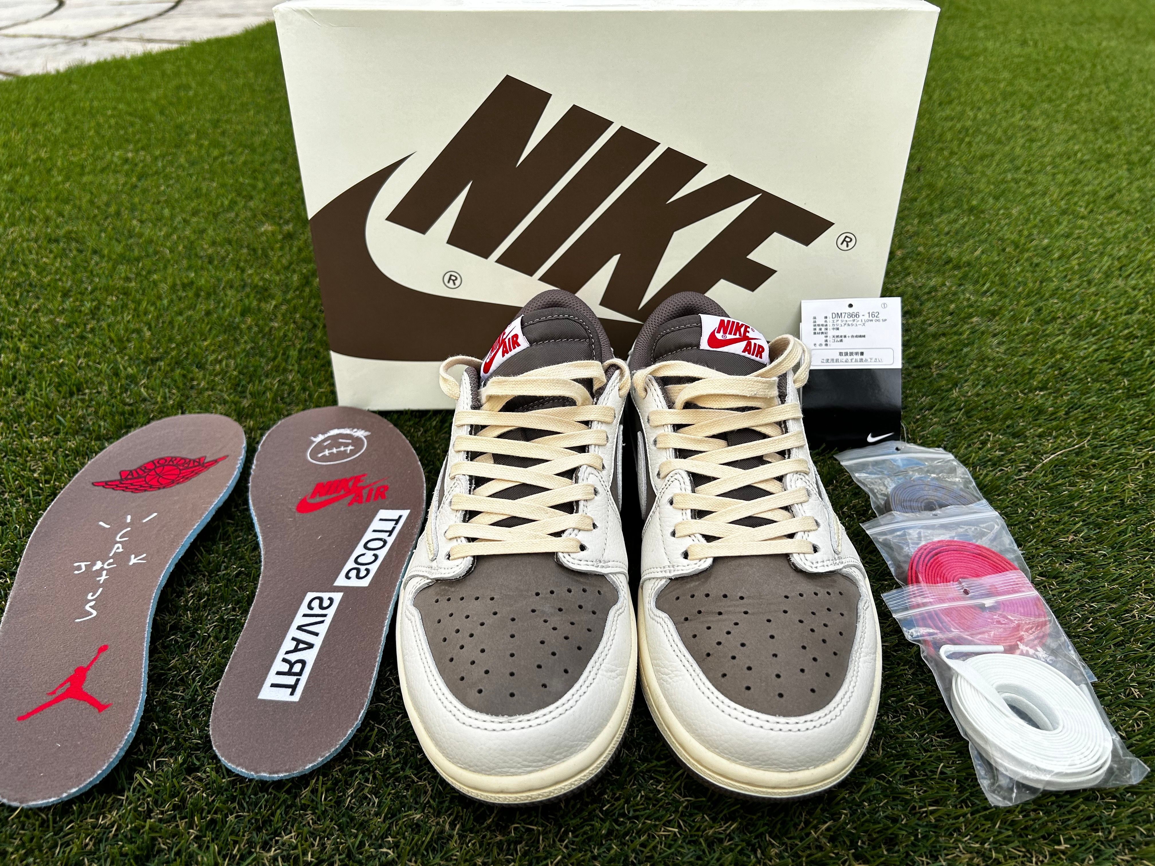 Travis Scott × Nike Air Jordan 1 Low OG SP "Reverse Mocha/Sail and Ridgerock"