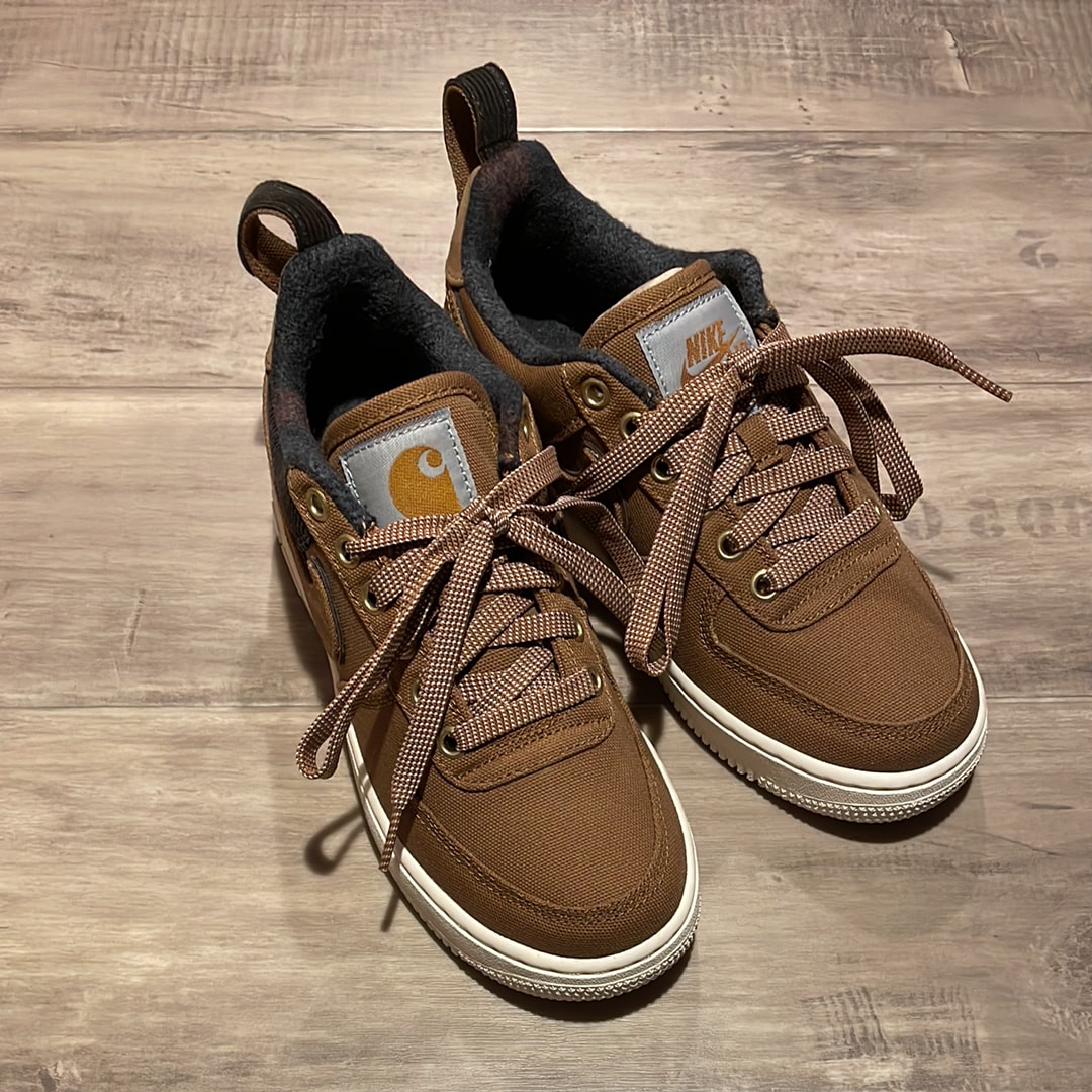 NIKE AIR FORCE 1 LOW CARHARTT WIP ALE BROWN (GS)