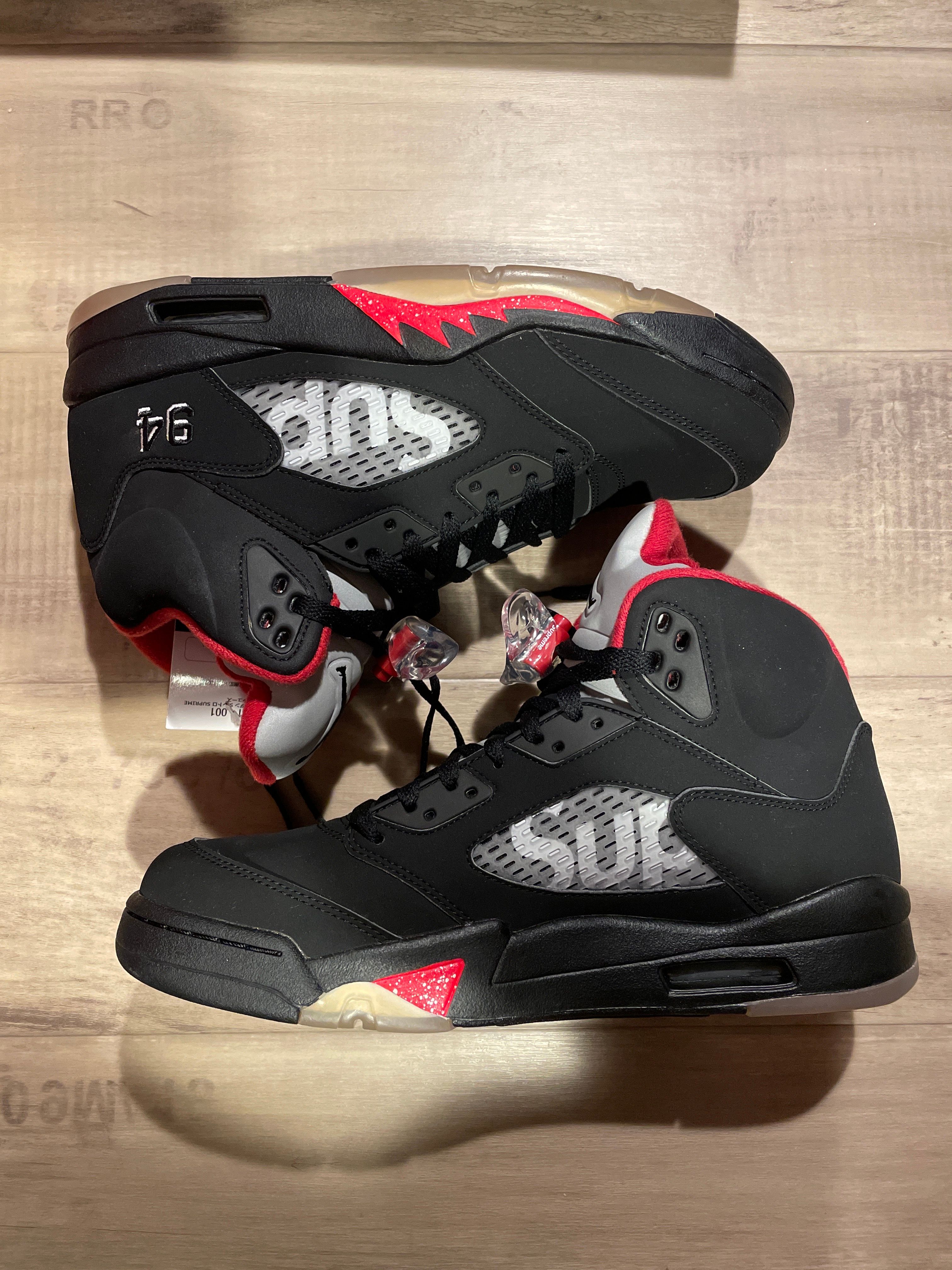 Supreme × Nike Air Jordan 5 Retro "Black"