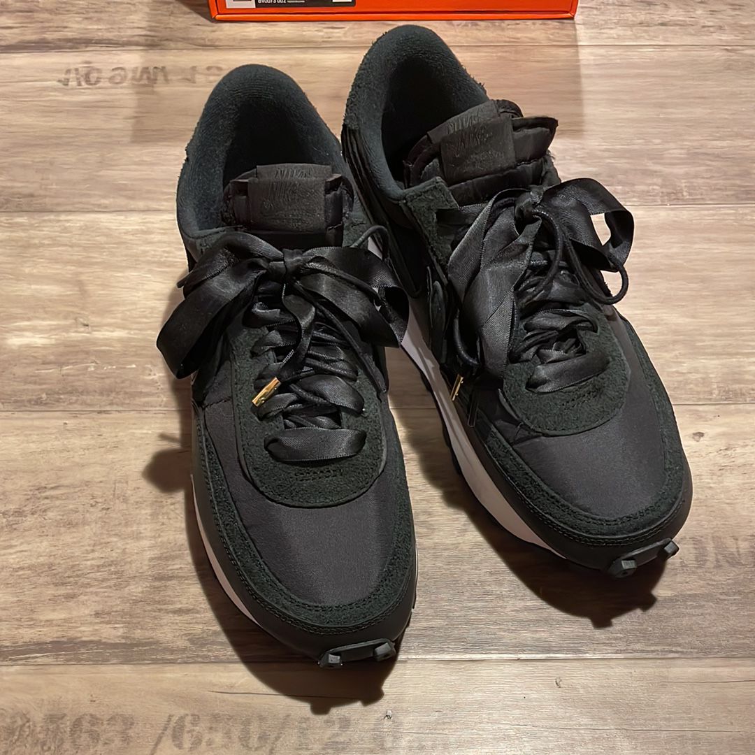 sacai × Nike LDV Waffle "Triple Black"