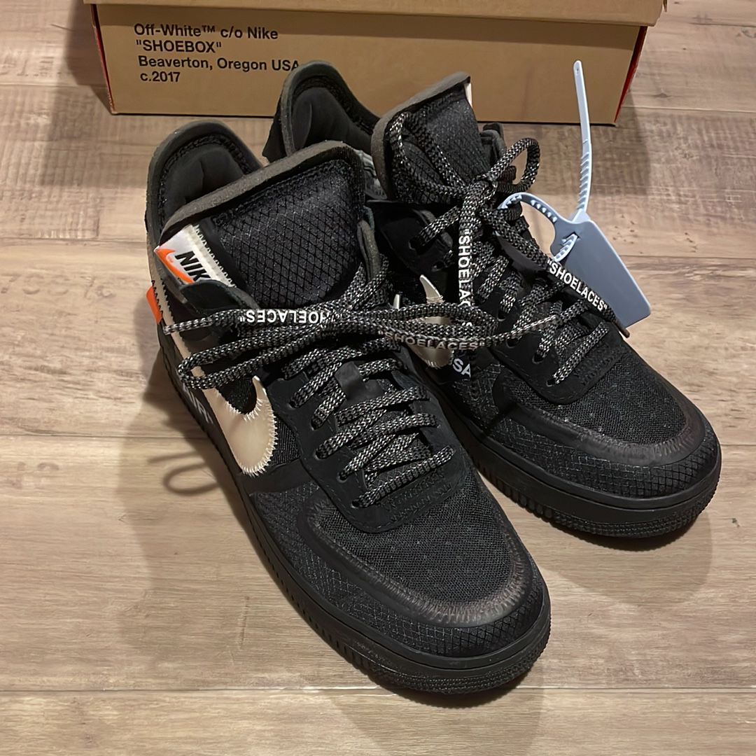 Off-White × Nike Air Force 1 Low "Black"