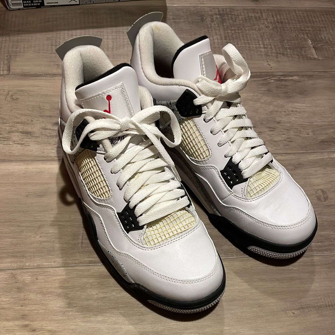 エアジョーダン 4 ホワイトセメント　2016年製　NIKE ナイキスニーカー 2016年2月13日発売予定】 ナイキ エアジョーダン4 '89 レトロ