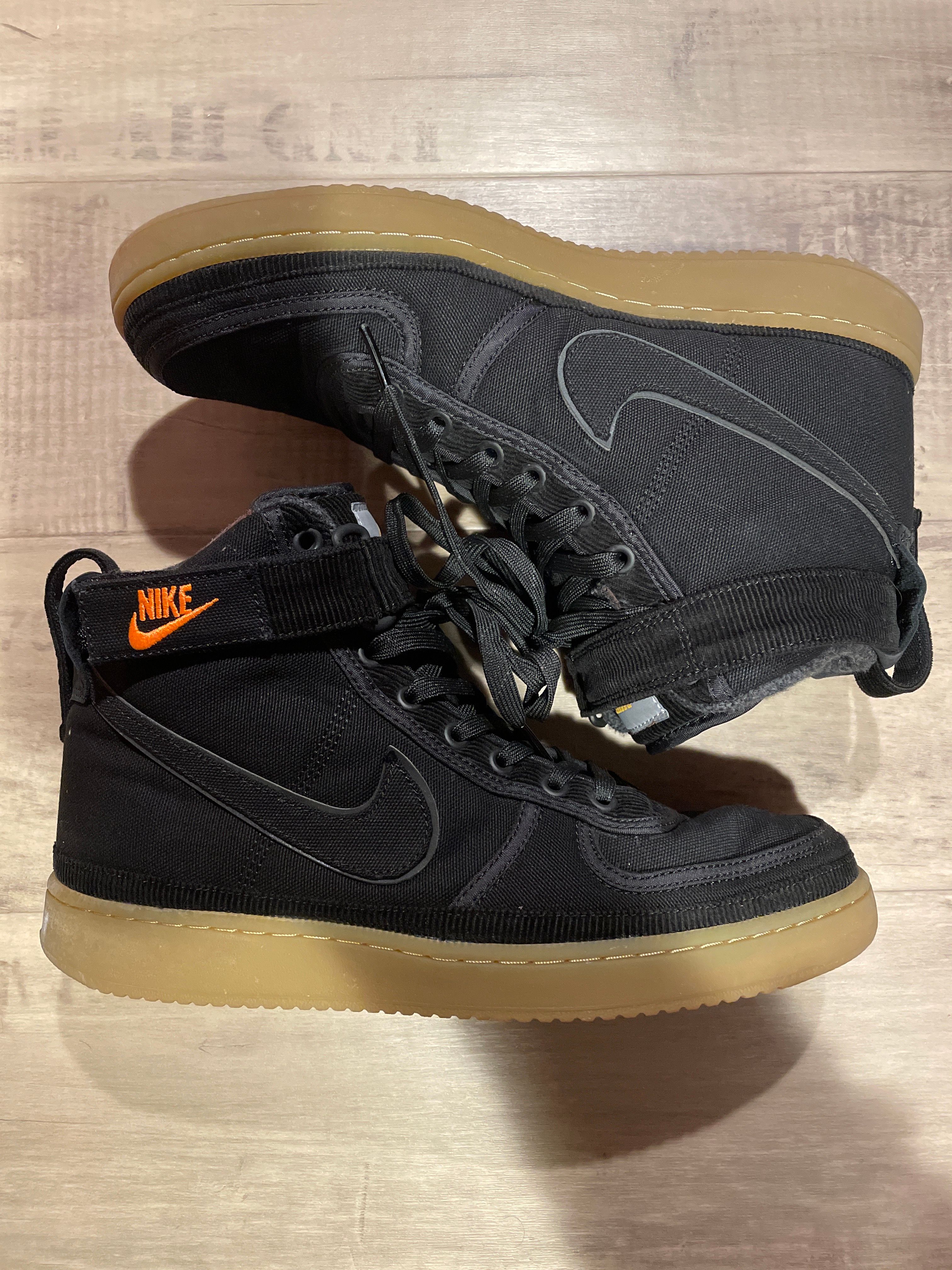CARHARTT WIP × NIKE VANDAL SUPREME HIGH "BLACK"