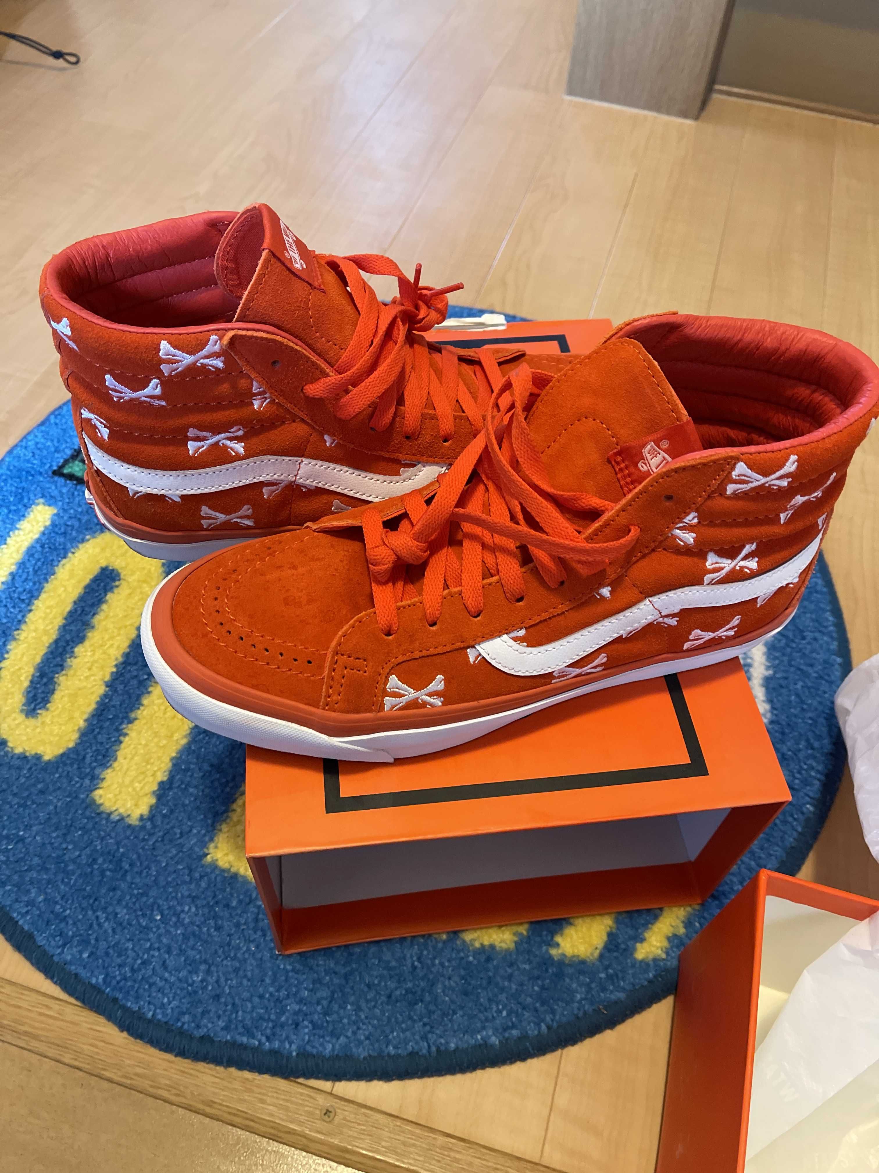WTAPS × VANS VAULT SK8-HI LX "ORANGE/WHITE"