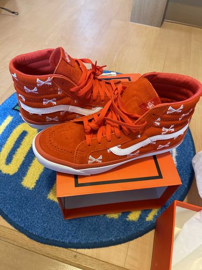 WTAPS × VANS VAULT SK8-HI LX "ORANGE/WHITE"