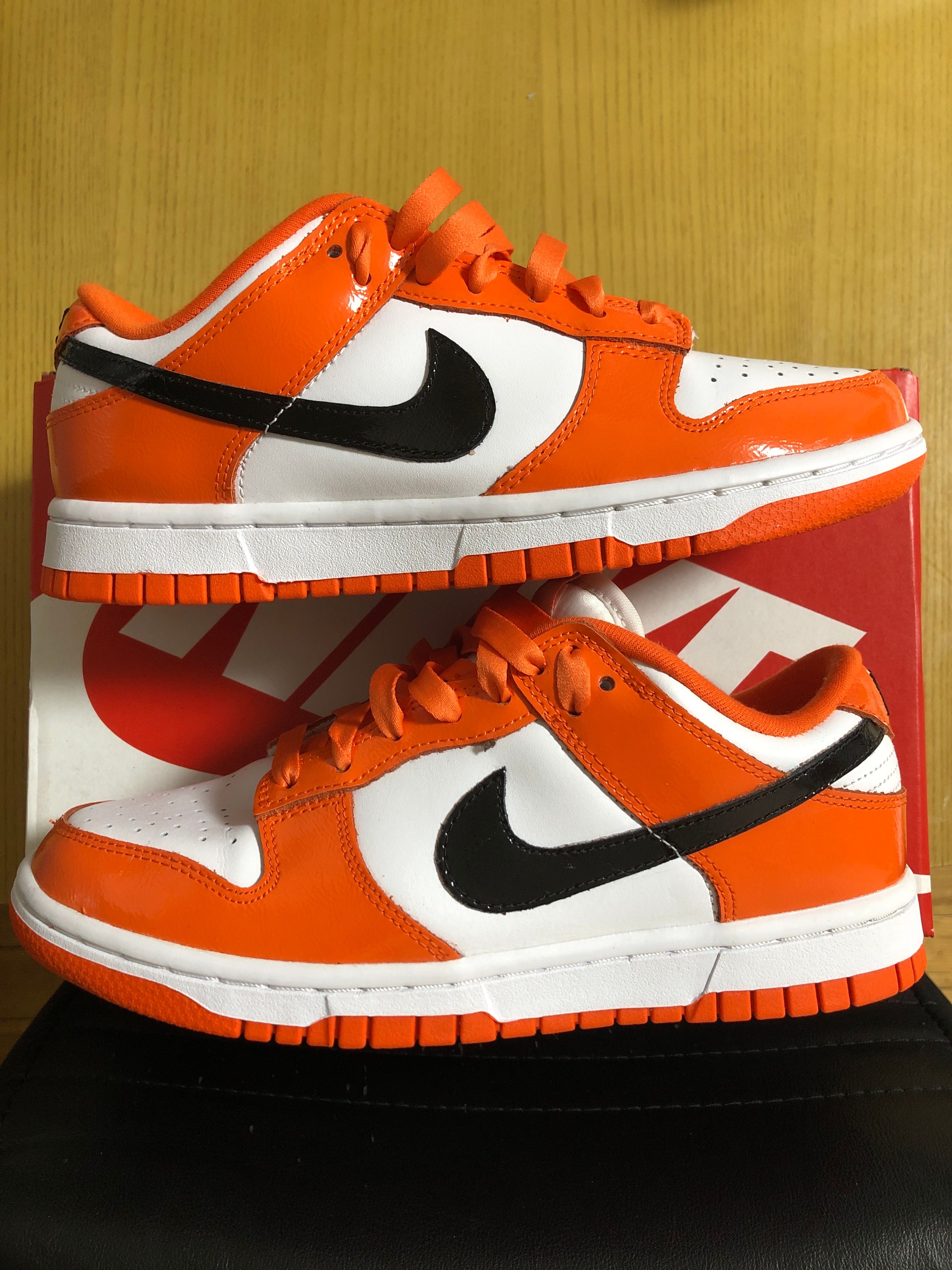 Nike Women's Dunk Low "Patent Orange"