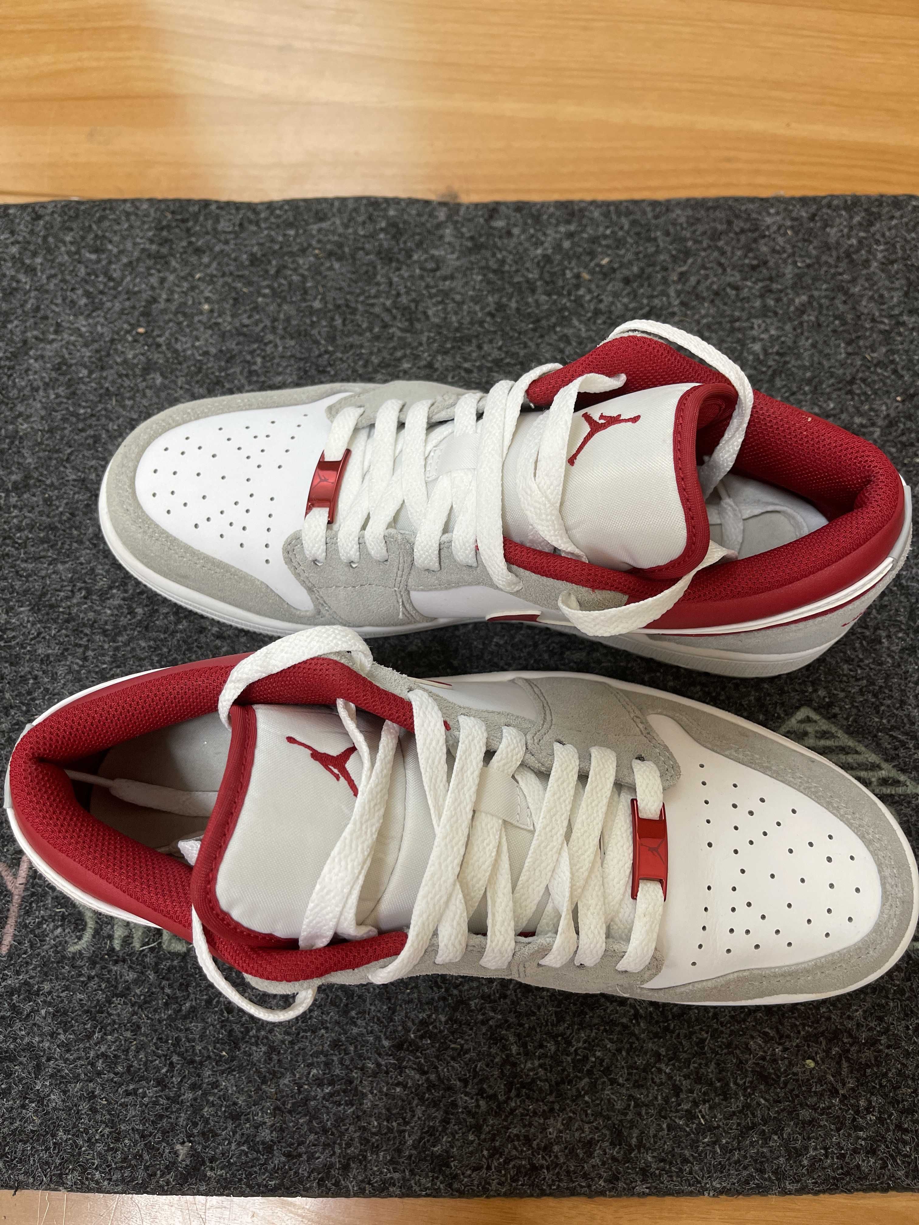 Nike Air Jordan 1 Low SE "White/Grey/Red"