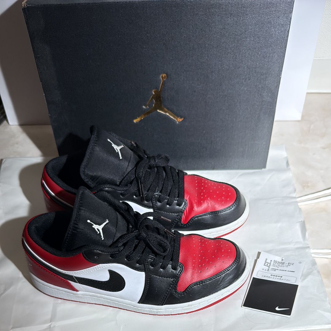 Nike Air Jordan 1 Low "Bred Toe"