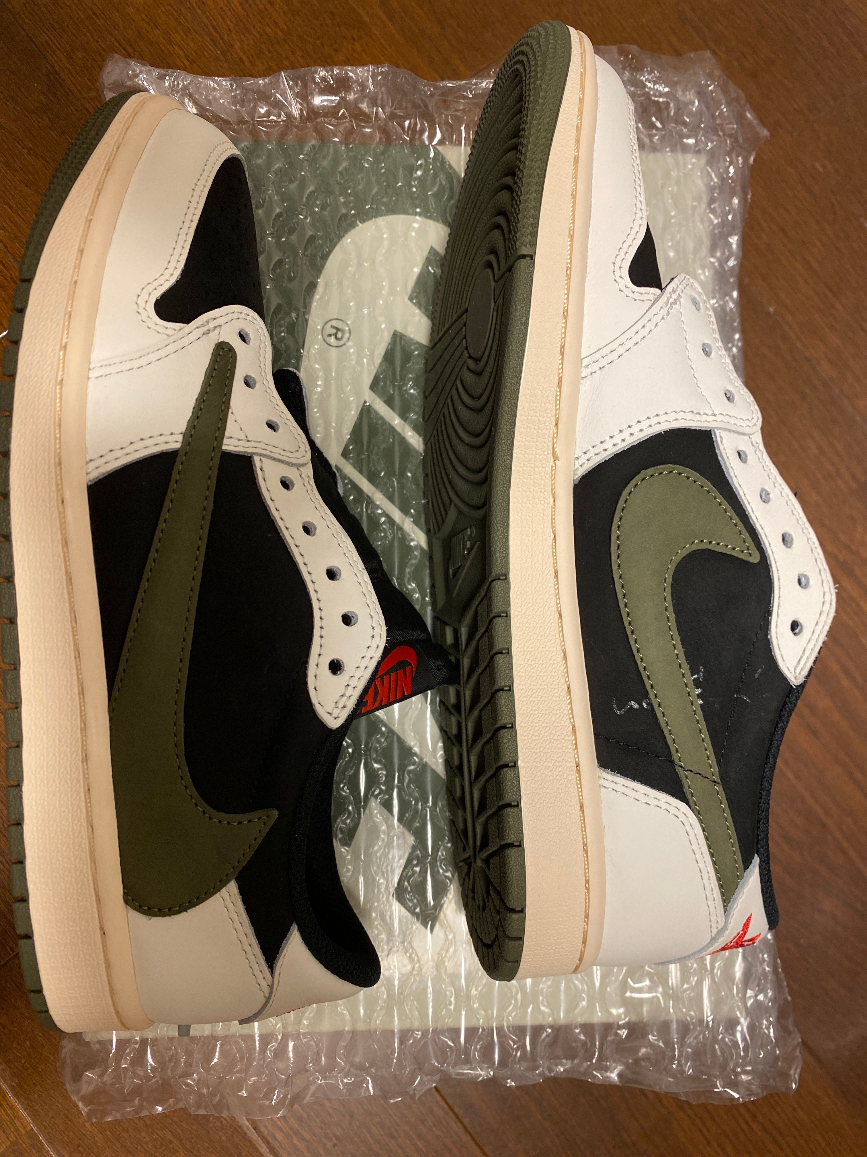 Travis Scott × Nike Women's Air Jordan 1 Low OG "Medium Olive"