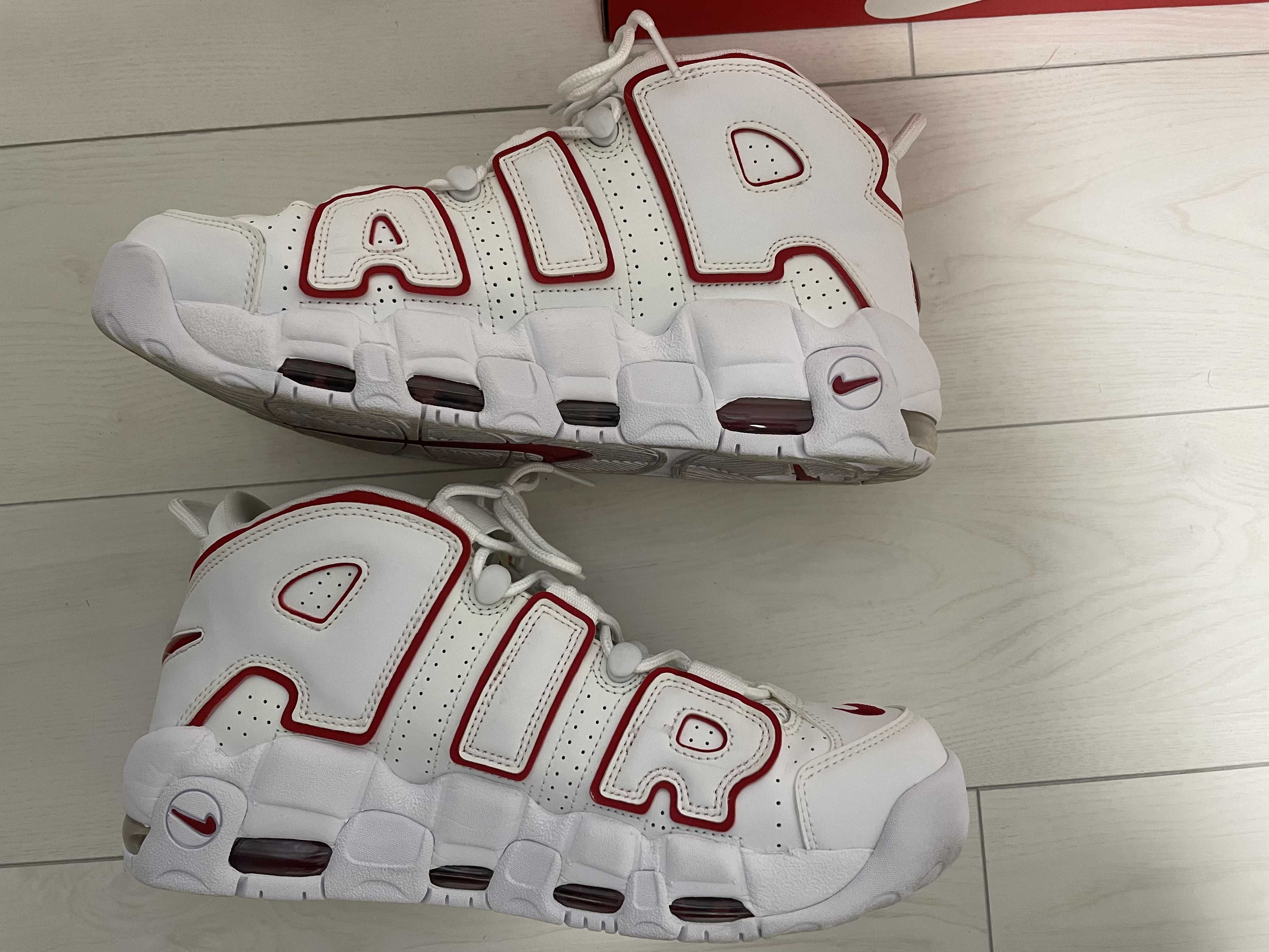 NIKE AIR MORE UPTEMPO "WHITE/VARSITY RED" (2018)